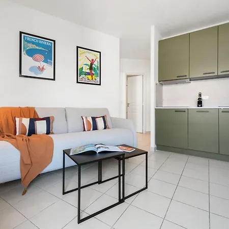 Queen Garden V, 2 Pieces Centre Ville, Ac, Vue Menton